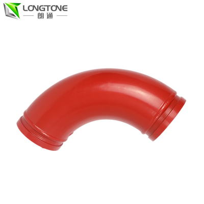 Longtone изгибая локоть стены близнеца труб DN125 *90D конкретного насоса