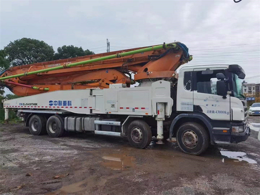 33T использовало насос тележки конкретный, тележку ZLJ5293THB125-37 насоса цемента в 37 метров