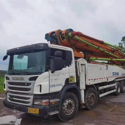 33T использовало насос тележки конкретный, тележку ZLJ5293THB125-37 насоса цемента в 37 метров